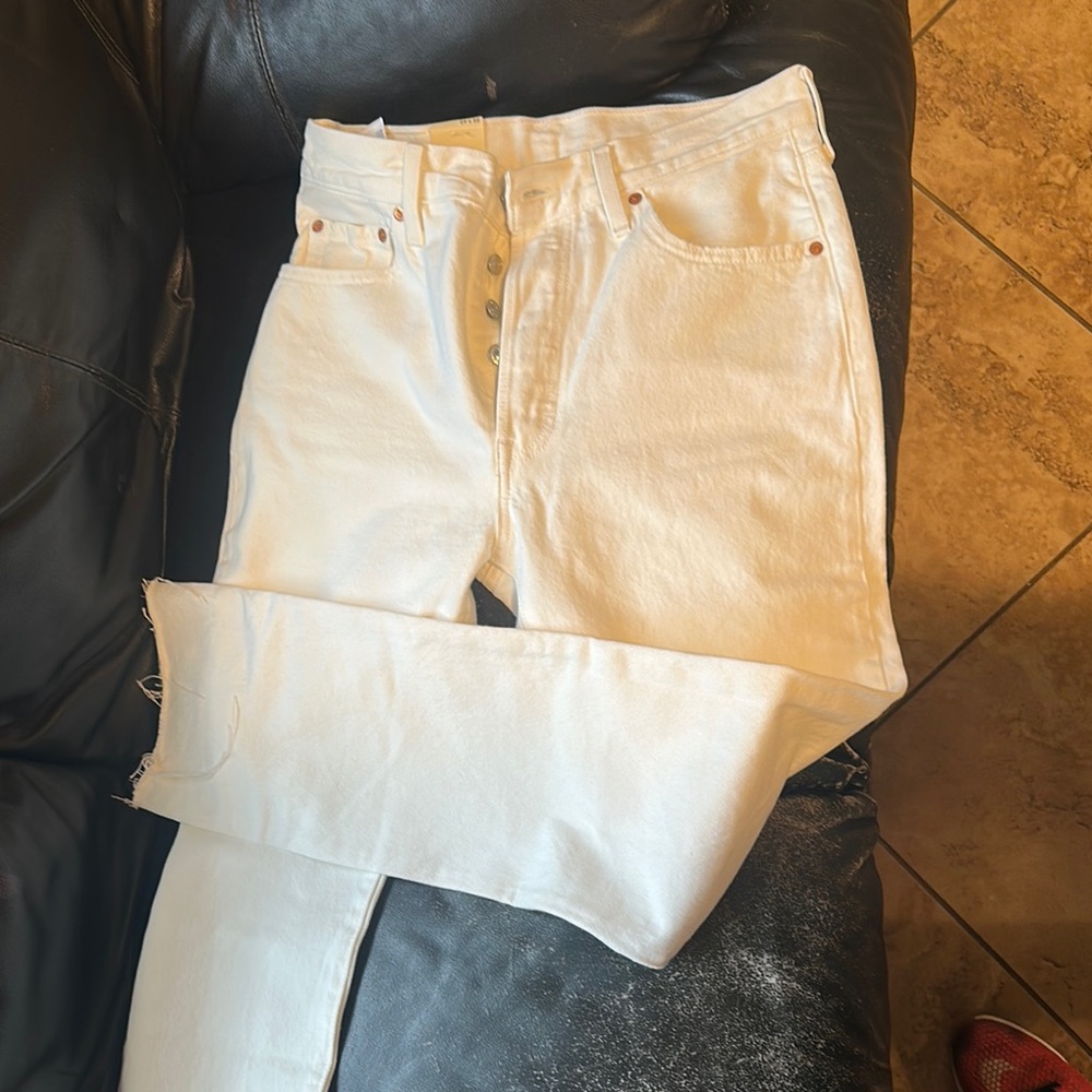 White Denim Jeans levi’s
